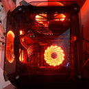 12V DC Copper Core CPU Cooler Fan Computer Cooling Fan Ultra Quiet LED CPU Fan for AMD/Intel 115X