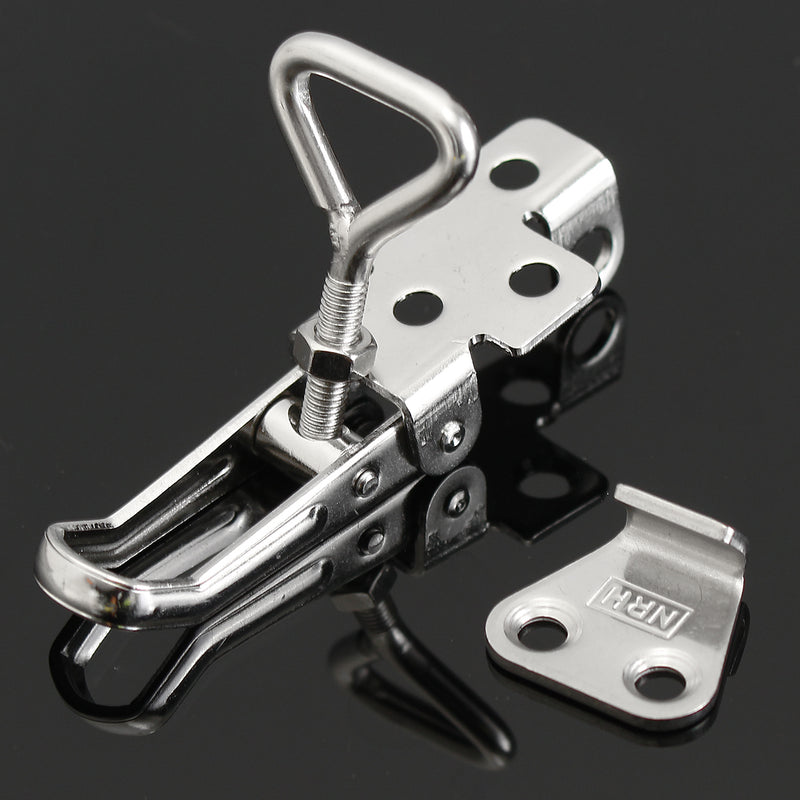 304 Stainless Steel Adjustable Locking Buckle Latch 5.5mm for Case Box Chest