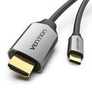 Vention CGSBF 2M Type-C to HDMI Cable  for Mac Samsun Samsung Galaxy S10/S9 Huawei Mate 20 P20 Pro HDMI Cable2.0  Type-C Adapter