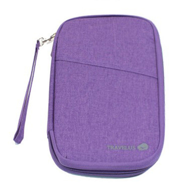 Fashion travel multi-function passport package whole package charter fare large version of Korea hand travel document bag wallet