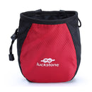 LUCKSTONE Polyester Adjustable Rock Climbing Anti-slip Powder Chalk Waist Bag Drawstring Closure