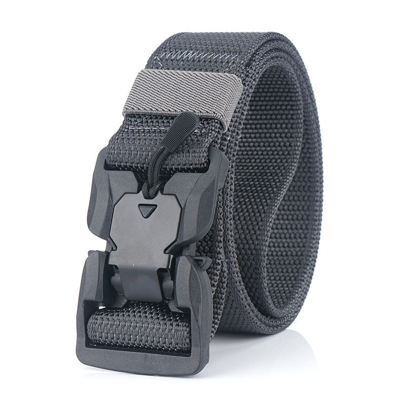 AWMN MB19 125cm x 3.8cm Military Tactical Belt Adjustable Nylon Belt Waist Belt Polyester Magnetic Buckle