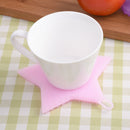 KCASA KC-SC41 Multi-function Star Shape Silicone Dish Cleaning Brush Scrubber Heat Resistant Coaster