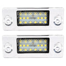 2 x Error Free LED SMD License Plate Lights For Audi A4 S4 B5 1998-2001 White