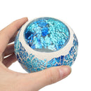 Glass Sparkling Mosaic Crystal Candle Holder Romantic Candle Container Valentine's Day Gift