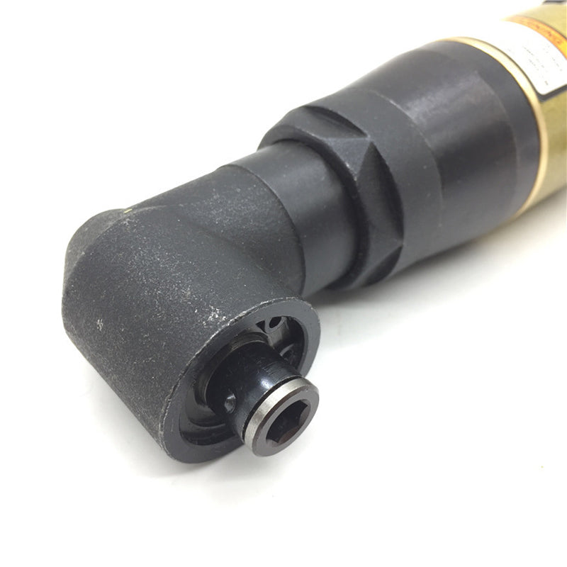 TORO TR-90A 5mm 9000rpm Pneumatic Tool Straight Shank Pneumatic Air Screwdriver with Double-headed Screwdriver Bit for Home Renovation