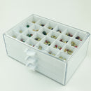 72 Grids Nail Tips Empty Nail Art Tools Storage Box Display Stand Jewelry Box