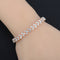 Trendy Metal Geometric Crystal Bracelet Temperament Rhinestone Bracelet