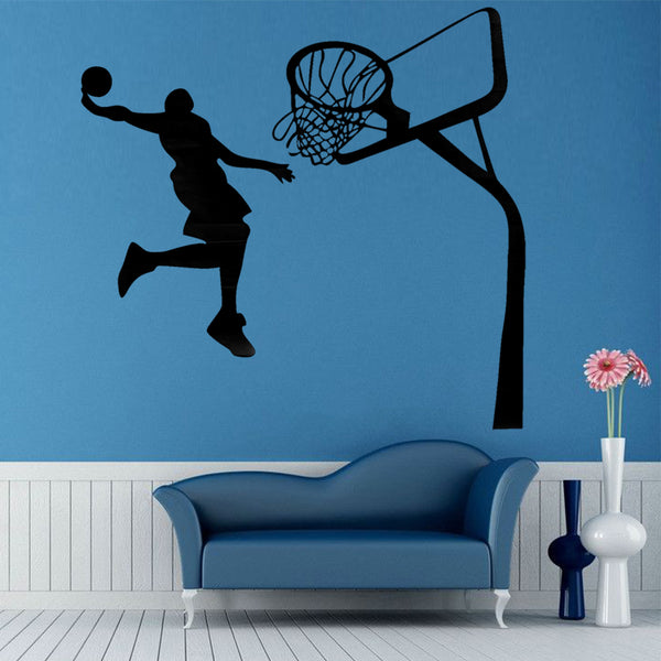 Removable Basketball Dunk Sport DIY Wall Sticker Kids Room Art Decor Decals