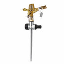 Zinc Alloy Lawn Garden Sprinkler 360 Water Spray Hose Irrigation System Tools