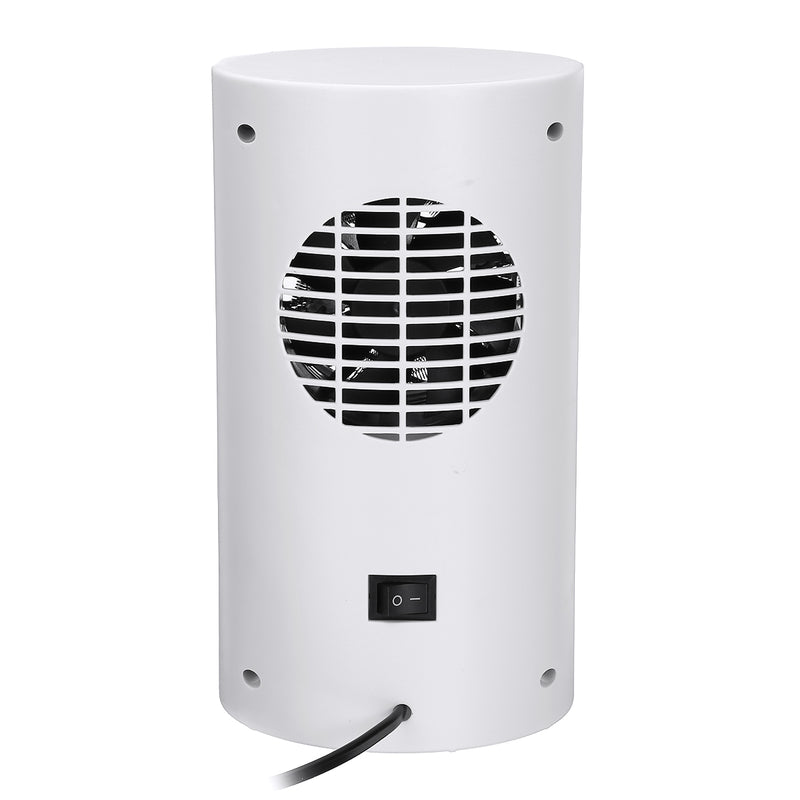 400W Mini Space Fan Heater Portable Electric Quiet Table Furnace Winter Warmer