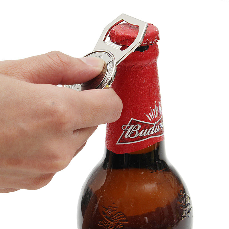 Multifunction Keychain Bottle Opener 2010 to 2060 Calendar Metal Key Chain