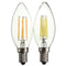 E14 LED Bulb 4W COB Pure White/Warm White Edison Retro Filament Candle Light Lamp AC 220V