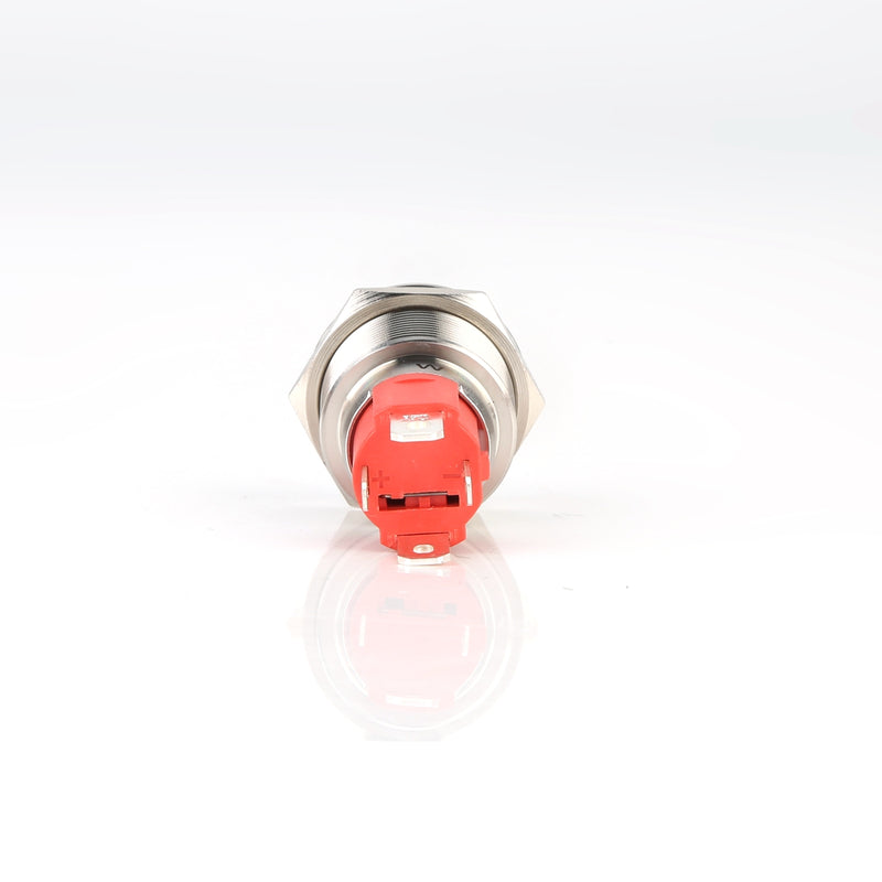 19MM 10A 250V 4Pin LED Light Button Switch Momentary Reset Metal Push Button Switch
