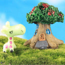 Mini Resin Flower Tree DIY Moss Micro Landscape Decoration Garden Flower Pot Plant Decor