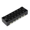 Excellway TB-2506 600V 25A 6 Position Terminal Block Barrier Strip Dual Row Screw Block Covered W/ Removable Clear Plastic Insulating Cover