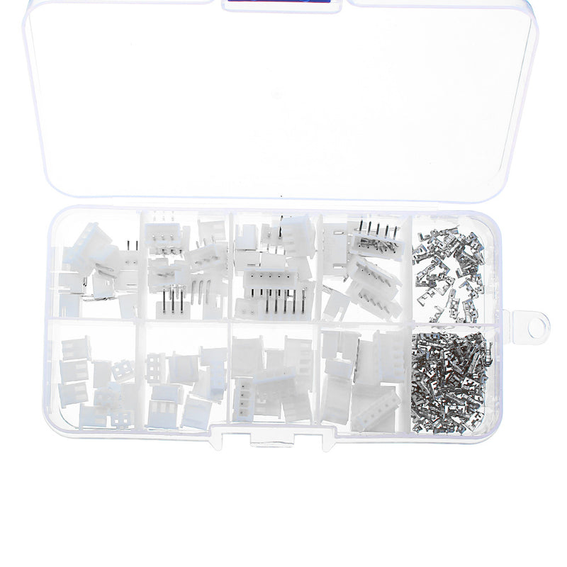 150pcs 2/3/4/5Pin JST-XH 2.54mm Dupont Connector Male/Female Wire Cable Jumper Pin Header Housing Connector Terminal Kit