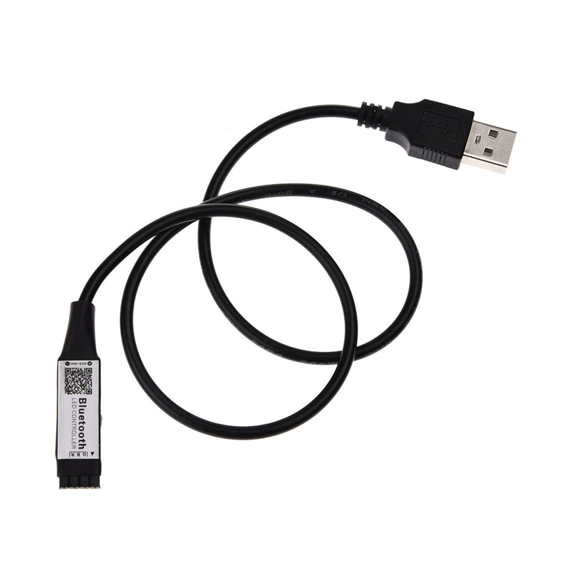 LUSTREON 45CM Max 45WUSB Mini 4Pins LED RGB bluetooth Strip Light APP Controller DC5V