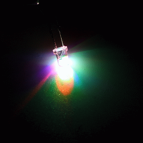 300Pcs 3mm 2.5-3.2V RGB Bright Colorful Flash LED F3 Light Emitting Diode For Christmas Tree Kit