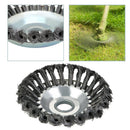 Diameter 150mm or 200mm  ID 25mm Steel Wire Wheel Brush High Carbon Steel Trimmer Head for Lawnmower