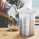 Food Storage Box Compartment Snack Removable Plastic Container Kitchen Case
