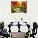 5D Diy Diamond Painting Cross Stitch Diamond Embroidery Landscape Autumn Fo A4C1