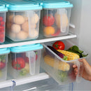 1 pc Transparent Kitchen Food Container Storage Box Food Crisper Refrigerat