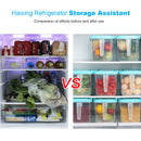 1 pc Transparent Kitchen Food Container Storage Box Food Crisper Refrigerat