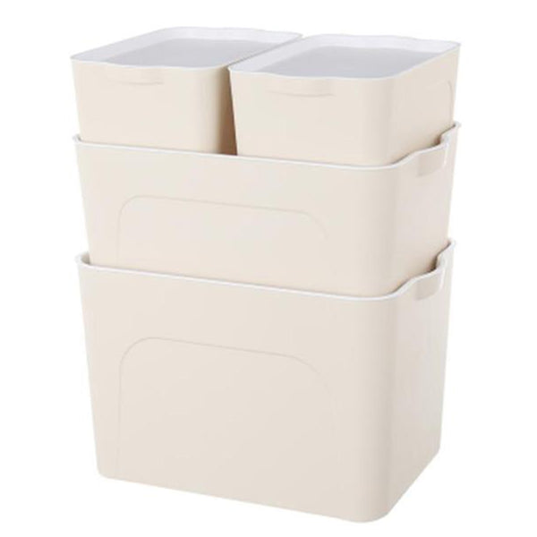 S/M/L Size Multi-functional Storage Box Plastic Storage Baskets Clothing Toys Sundries Containers Desktop Books Files Documents Organizer