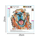 5D Diamond Painting Beauty Colored Dog Diamond Embroidery Full Portrait Dia