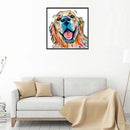 5D Diamond Painting Beauty Colored Dog Diamond Embroidery Full Portrait Dia