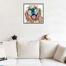 5D Diamond Painting Beauty Colored Dog Diamond Embroidery Full Portrait Dia
