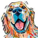 5D Diamond Painting Beauty Colored Dog Diamond Embroidery Full Portrait Dia
