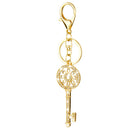 Fashion Crystal Rhinestone Concentric Circles Key Pendant Keyring Keychain Key Chain