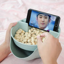 Double Layer Dry Fruit Seeds Snacks Bowl Peel Storage Box Plate Tray For Ph