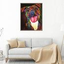 5D round diamond Painting diamond Embroidery "Colorful dog" Diamond Paintin D9I4