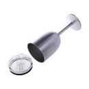 Stainless Steel Wine Glasses, 300ml Vacuum 304 Stainless Steel Cocktail Gla