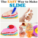 26 Pack Colorful Styrofoam Balls for Slime with Tools, Confetti and Fruit S L1N2