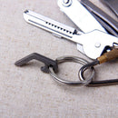 Mini Bottle Opener Keychain Tools Outdoor Camping Equipment Pocket Lightwei