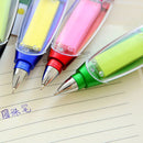 Plastic Ballpoint Pen Creative Ball Pen With Memo Pad Light Lanyard Reporte G4L9