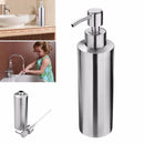 Stainless Steel Pump Soap Lotion Dispenser Liquid Shampoo Bottle Kitchen Ba F7F1