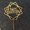 Home Cake Wedding Birthday Cake Topper Card Birthday cake Acrylic sign Cake J2I9