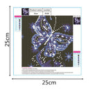 Diamond Cross Stitch Pattern 5D Diamond Embroidery Butterfly Round Diamond  V7J8