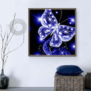 Diamond Cross Stitch Pattern 5D Diamond Embroidery Butterfly Round Diamond  V7J8