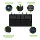 Car Rear Seat Back Storage Bag Multi Hanging Nets Pocket Trunk Bag Organize