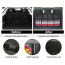 Car Rear Seat Back Storage Bag Multi Hanging Nets Pocket Trunk Bag Organize