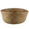 Seagrass Wickerwork Basket Rattan Foldable Hanging Flower Pot Planter Woven