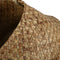 Seagrass Wickerwork Basket Rattan Foldable Hanging Flower Pot Planter Woven