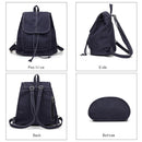 New Canvas Women Backpack Drawstring School Bags For Teenagers Girls Small  Y5B3