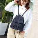 New Canvas Women Backpack Drawstring School Bags For Teenagers Girls Small  Y5B3
